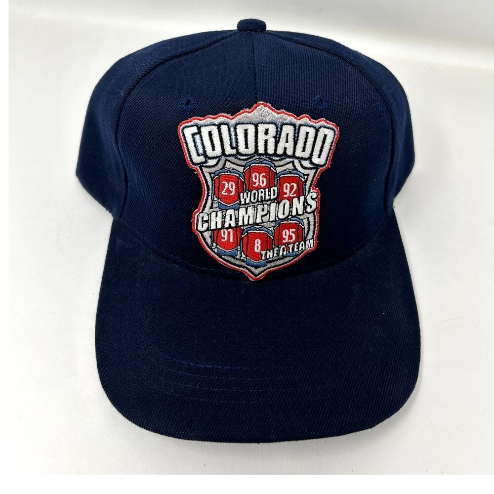 Colorado World Champions "The A Team" Hat Cap Navy Blue – One Size Fits Most